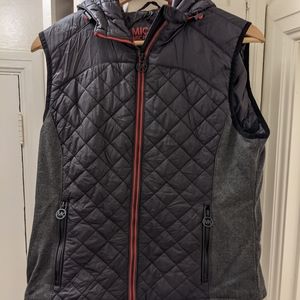 Michael kors vest with hood